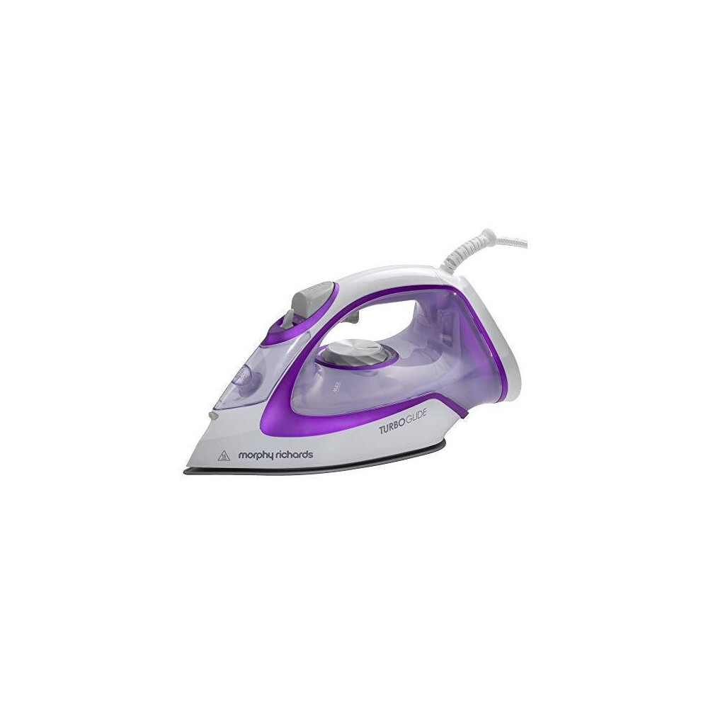 Morphy Richards 302000 Turbo Glide Steam Iron, 3 m Cable, 150 g Steam Shot, Auto Shut Off, 2800 W