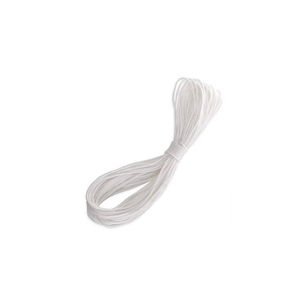 H&S 20 Meters Picture Hanging Cord 2.5mm Super Strong Nylon White for Photo Frame Mirror Hold up to 30kg