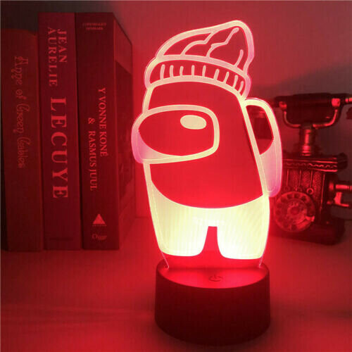 3D LED Among Us Night Light 7-Color Changing Night Lamp Gift 1