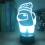 3D LED Among Us Night Light 7-Color Changing Night Lamp Gift 4