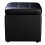 Costway Faux Leather Ottoman Pouffe Storage Toy Box Foot Stool Black 3