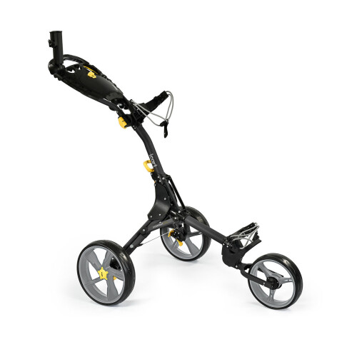 Masters iCart Compact Evo 3 Wheel Push Golf Trolley Black/Grey