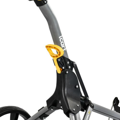 Masters iCart Compact Evo 3 Wheel Push Golf Trolley Grey/Black 2