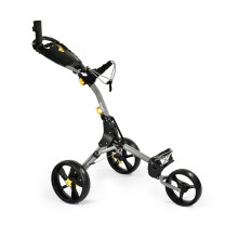 Masters iCart Compact Evo 3 Wheel Push Golf Trolley Grey/Black