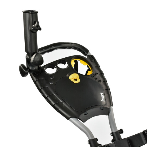 Masters iCart Compact Evo 3 Wheel Push Golf Trolley Black/Grey 2