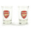 Arsenal Two Pack Word Mark Shot Glasses 1