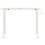 VidaXL vidaXL Manual Height Adjustable Standing Desk Frame Hand Crank White Riser 3