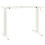 VidaXL vidaXL Manual Height Adjustable Standing Desk Frame Hand Crank White Riser 1