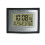 PRECISION SILVER LCD RADIO CONTROLLED CLOCK 1