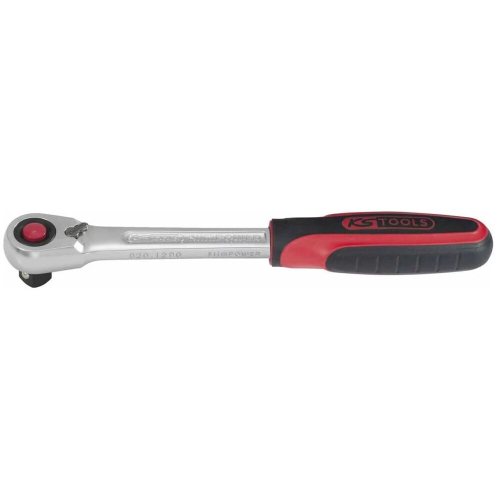 Ks Tools Slimpower Reversible Ratchet Spanner Wrench 72 Teeth 1/2" 920.1290 4042146418284