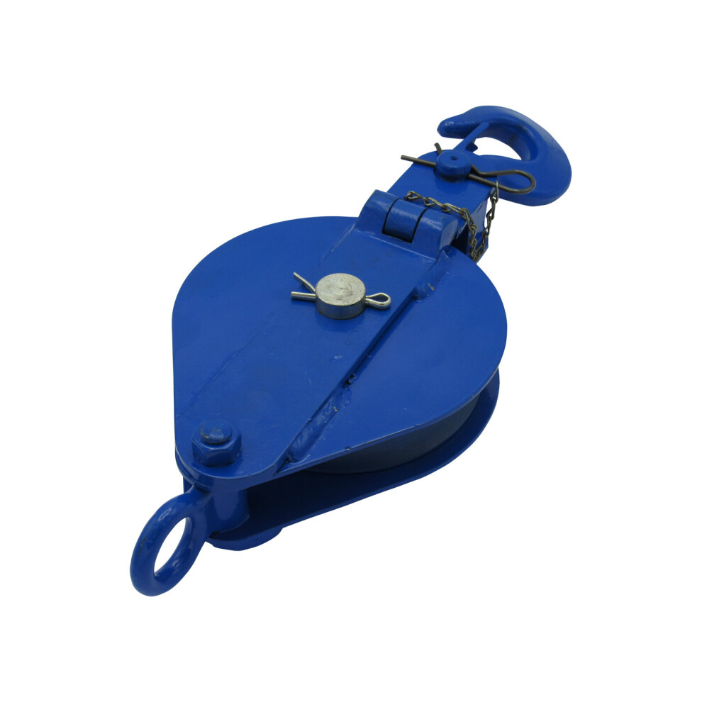 1.25 Ton 150MM London Pattern Snatch Block With Safety Hook