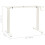 VidaXL vidaXL Manual Height Adjustable Standing Desk Frame Hand Crank White Riser 8
