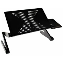 United Entertainment Multifunctional Laptop Stand Black Notebook Riser Holder