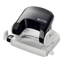 Leitz Small Office Hole Punch 1.6 mm Black Office Supply Desktop Instrument