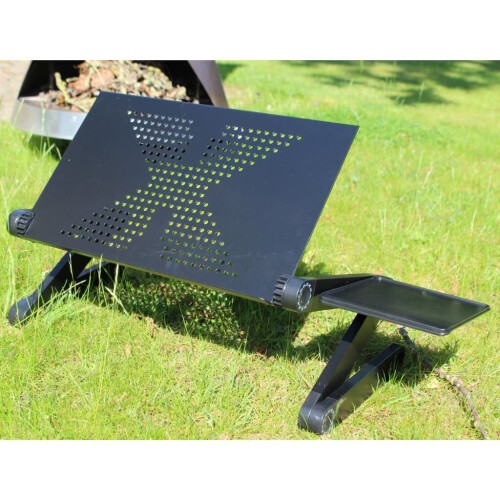 United Entertainment Multifunctional Laptop Stand Black Notebook Riser Holder 1