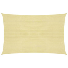 vidaXL Sunshade Sail 160 g/m² Beige 3x4 m HDPE Garden Awning Canopy Sunscreen