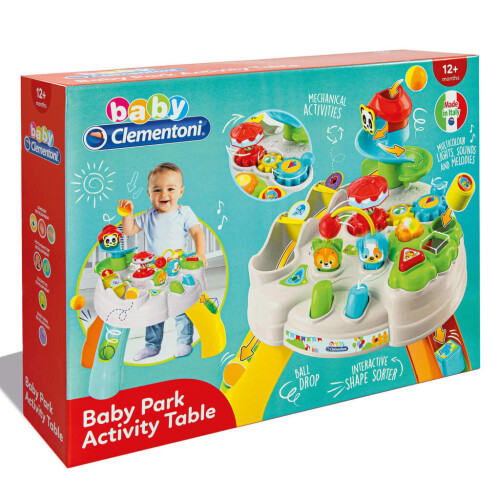 Clementoni Clementoni Baby Activity Table Multicolour Kids Play Learning Cot Toy Table 2