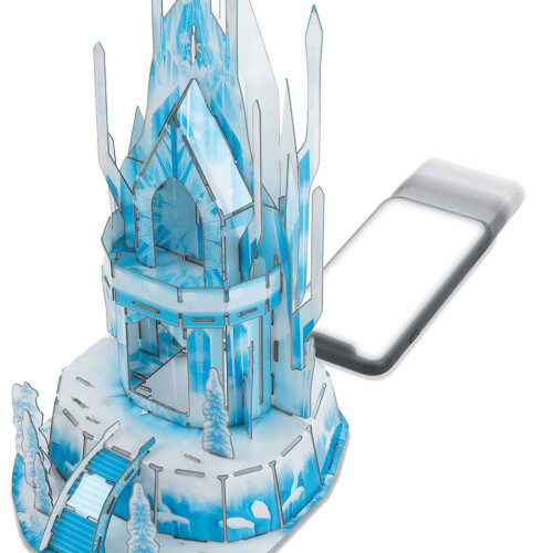 Disney Frozen Frozen 2 3D Puzzle 47pcs Translucent Blue Jigsaw Puzzle Accessory Game Toy 1