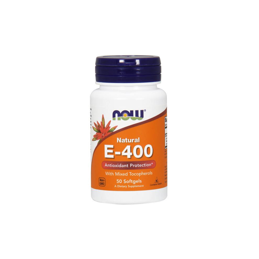 Now Foods Vitamin E-400 Iu Mt, 50 Softgels