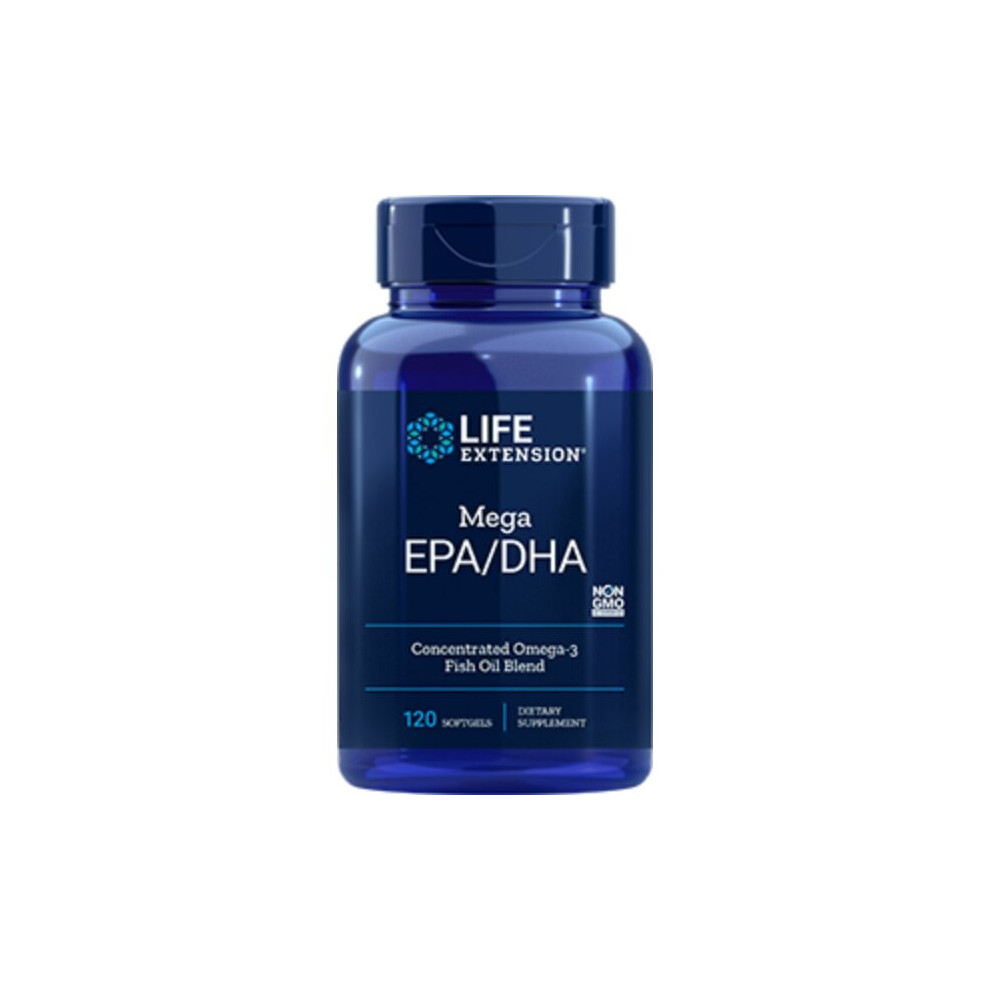 Life Extension Omega Foundations Mega Epa/Dha, 120 Softgels