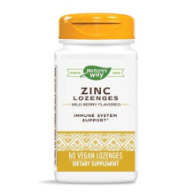 Nature's Way, Zink Lutschtabletten, Wildbeergeschmack, 60 Vegane Lutschtabletten