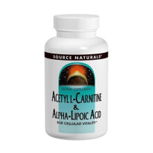 Source Naturals, Acétyl L-Carnitine et Acide Alpha-Lipoïque, 650 mg, 60 Comprimés