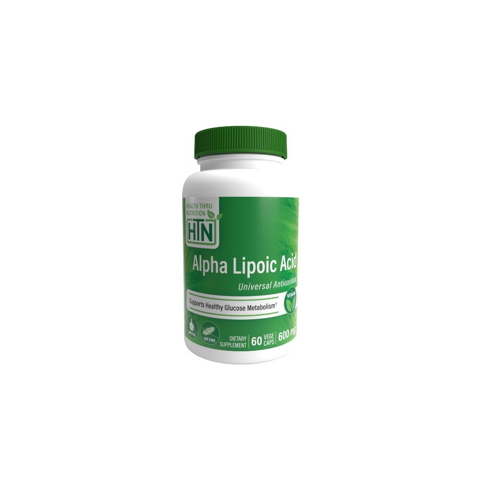 Health Thru Nutrition Alpha Lipoic Acid 600Mg X 60 Veggie Capsules