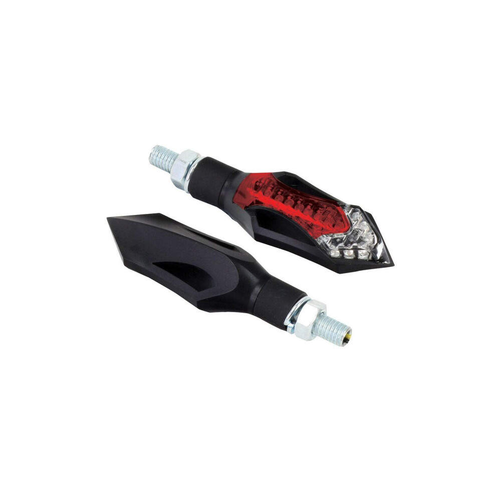 Motorcycle Led Rear Indicators And Built In Brake Streetfighter Cafe Racer Light 5034862357151