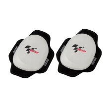 Moto GP Knee Sliders Motorcycle Track Day Official MotoGP White