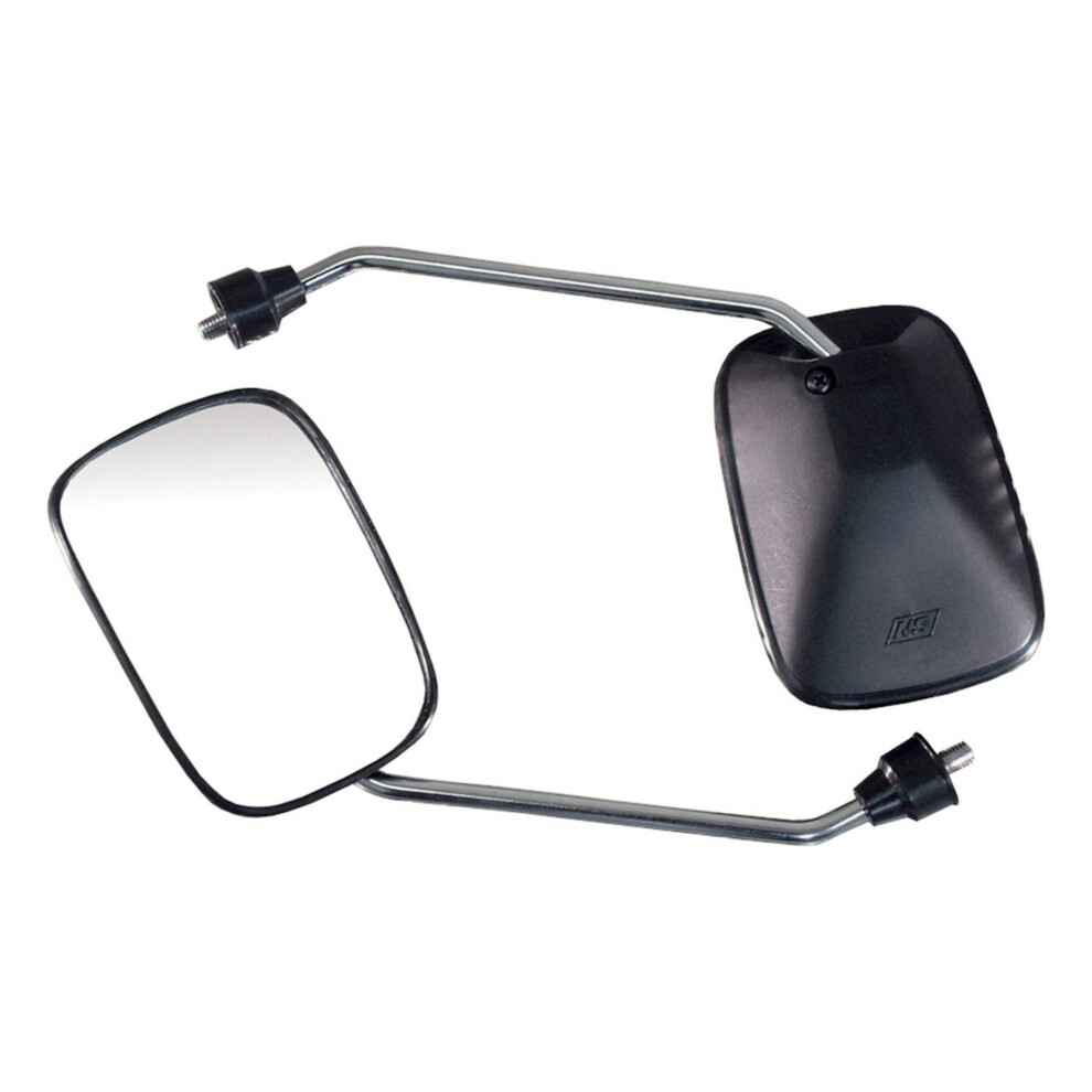 Honda C70 Cub All Years Pair Of Mirrors Left Right Sides Black 5034862050144