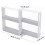 Living And Home 2-Tier Rotating Spice Rack Organiser - Free-Standing Kitchen Storage & Jar Holder, Space-Saving 7