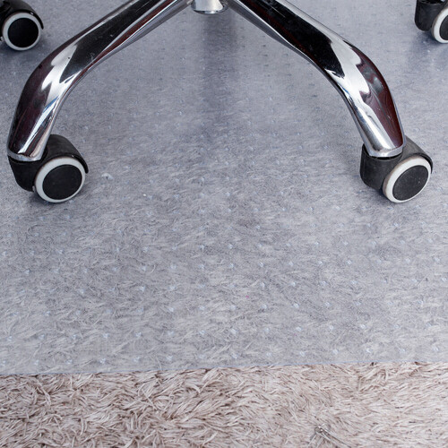 Living And Home (90*120cm, Rectangle Spiked) PVC Plastic Desk Chair Mat Carpet Floor Protector 1