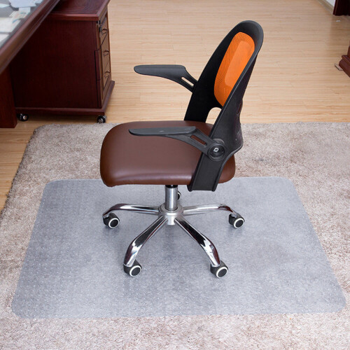Living And Home (90*120cm, Rectangle Spiked) PVC Plastic Desk Chair Mat Carpet Floor Protector