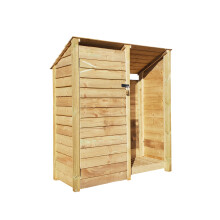 (6ft, Light Green) Wooden Tool Store -Reversed Roof (L-146cm, H-126cm / 180cm, W-81cm)