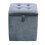 Living And Home Velvet Padded Dressing Table Stool Storage Ottoman Footrest 3