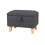 Living And Home (Dark Grey) Storage Ottoman Storage Box Footstool Chair Bench 5