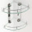 Living And Home (9.8*9.8in) Bathroom Shower Caddy Wall Mounted Corner Shelf 1