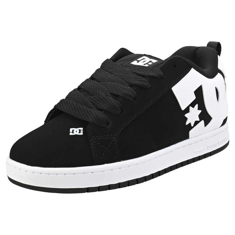 Dc Shoes Court Graffik Mens Skate Trainers In Black - 7 Uk