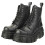 New Rock (38) New Rock Metallic Plattformboots - Schwarz  Unisex 6