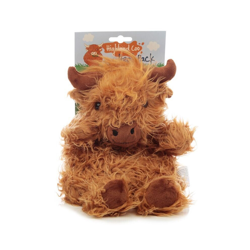 Puckator Lavender Highland Coo Cow Microwavable Heat Wheat Pack