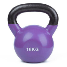 Vinyl Coated Cast Iron Kettlebell - 1 x 16kg - Minor Scratches