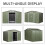 Outsunny Outsunny Outdoor Storage Garden Shed - 9 x 6ft 5