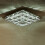 Living And Home (60cm 3 Level-Square, Cool White) Modern LED Ceiling Light Crystal Flush Chandelier 2