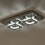 Living And Home (42cm 2 Head-Rectangle, Cool White) Modern LED Ceiling Light Crystal Flush Chandelier 4