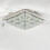 Living And Home (60cm 3 Level-Square, Cool White) Modern LED Ceiling Light Crystal Flush Chandelier 4