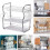 Living And Home Kitchen Dish Rack Tier Drainer Cup Bowl Draining Holder Cutting Board Drip Tray 5