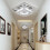 Living And Home (20cm 1 Head-Square, Cool White) Modern LED Ceiling Light Crystal Flush Chandelier 2