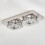 Living And Home (42cm 2 Head-Rectangle, Cool White) Modern LED Ceiling Light Crystal Flush Chandelier 6