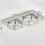 Living And Home (42cm 2 Head-Rectangle, Cool White) Modern LED Ceiling Light Crystal Flush Chandelier 7