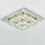 Living And Home (40cm 2 Level-Square, Adjustable) Modern LED Ceiling Light Crystal Flush Chandelier 4